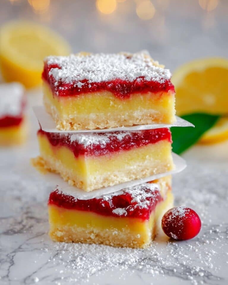 Cranberry Lemon Bars Recipe