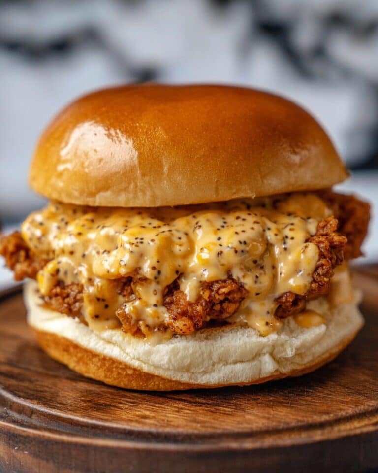 Cajun Chicken Sloppy Joes with Creamy Cheese Sauce Recipe