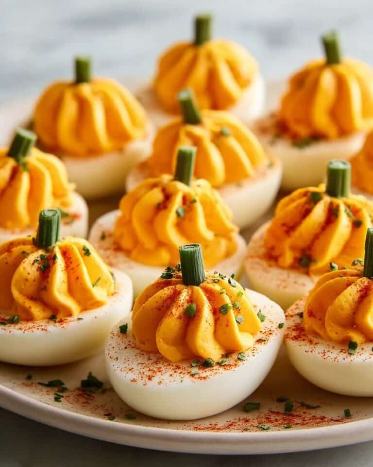 Pumpkin Patch Deviled Eggs Recipe