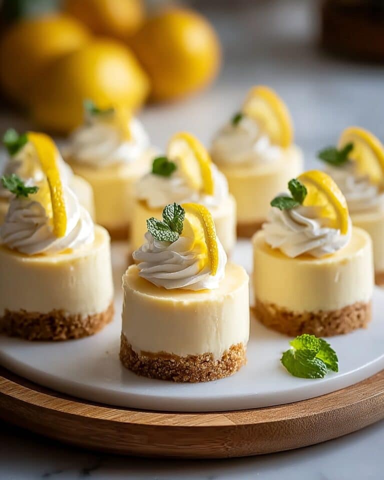 Mini Lemon Cheesecakes Recipe