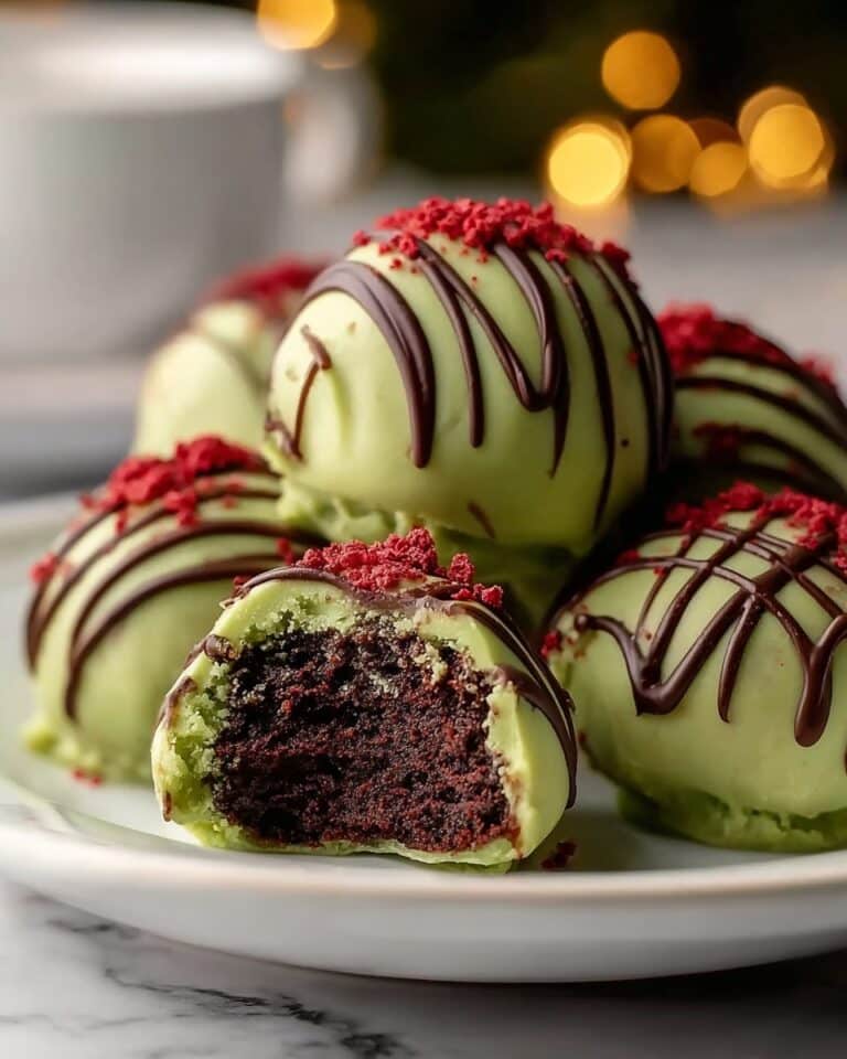 No-Bake Grinch Oreo Truffles Recipe