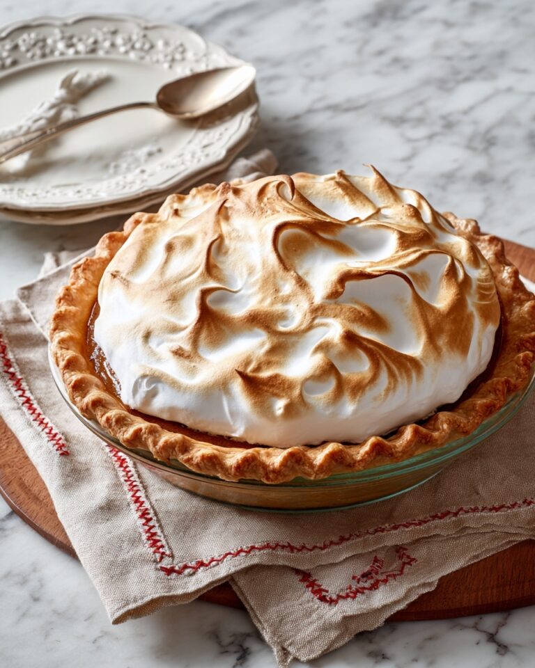 Bourbon Sweet Potato Pie with Marshmallow Topping Recipe