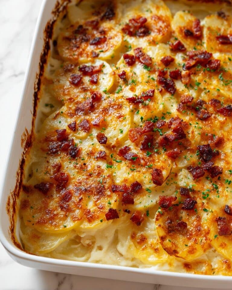 Cheesy Potatoes Au Gratin Recipe