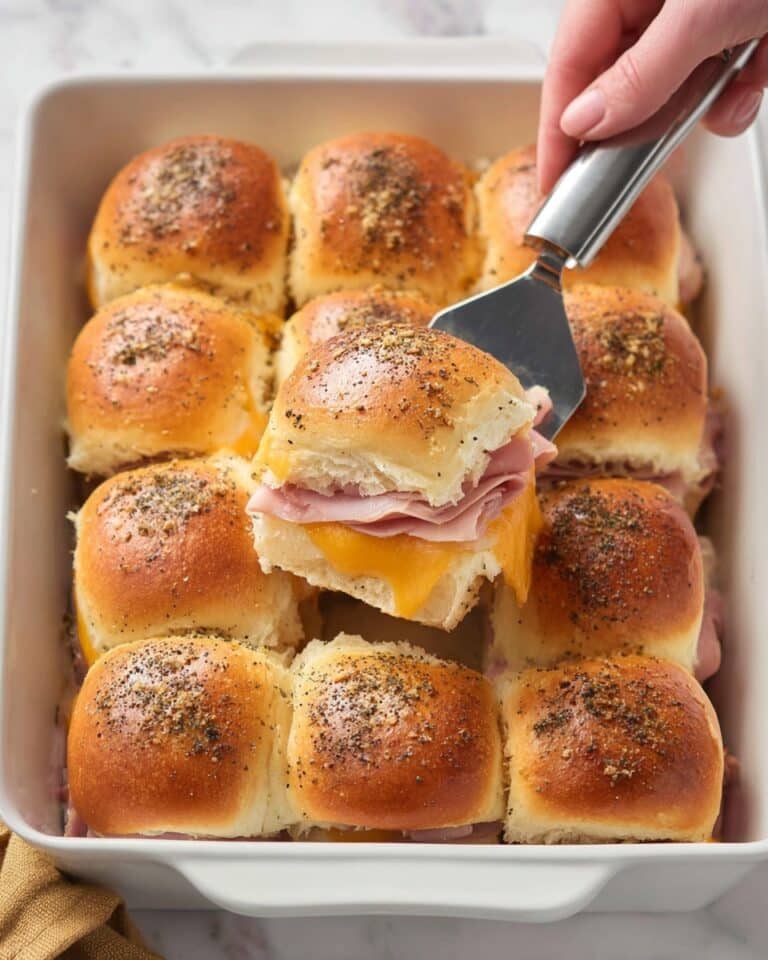 Baked Ham and Cheese Sliders Recipe
