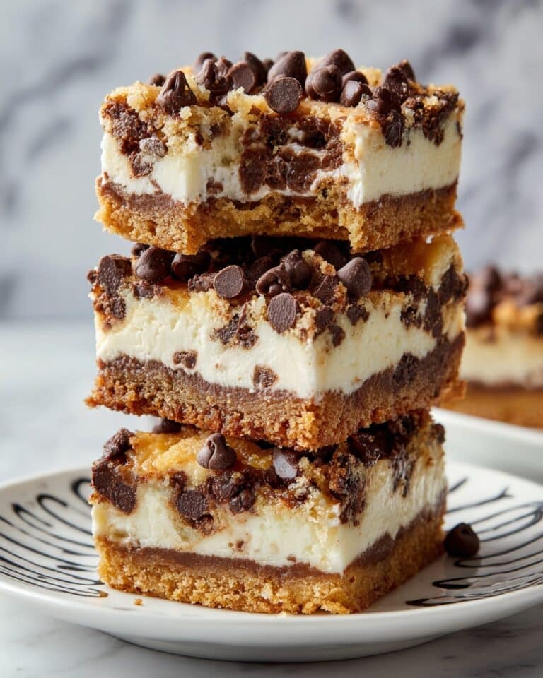 Chocolate Chip Cookie Cheesecake Bars Recipe