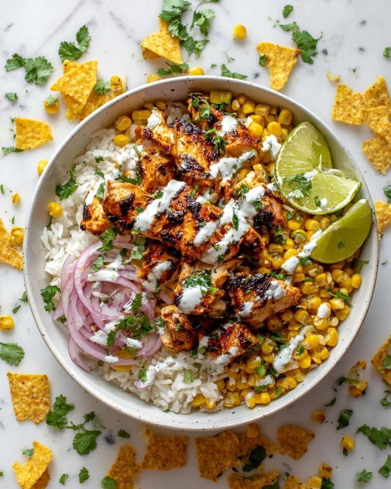 Street Corn Chicken Rice Bowl Recipe