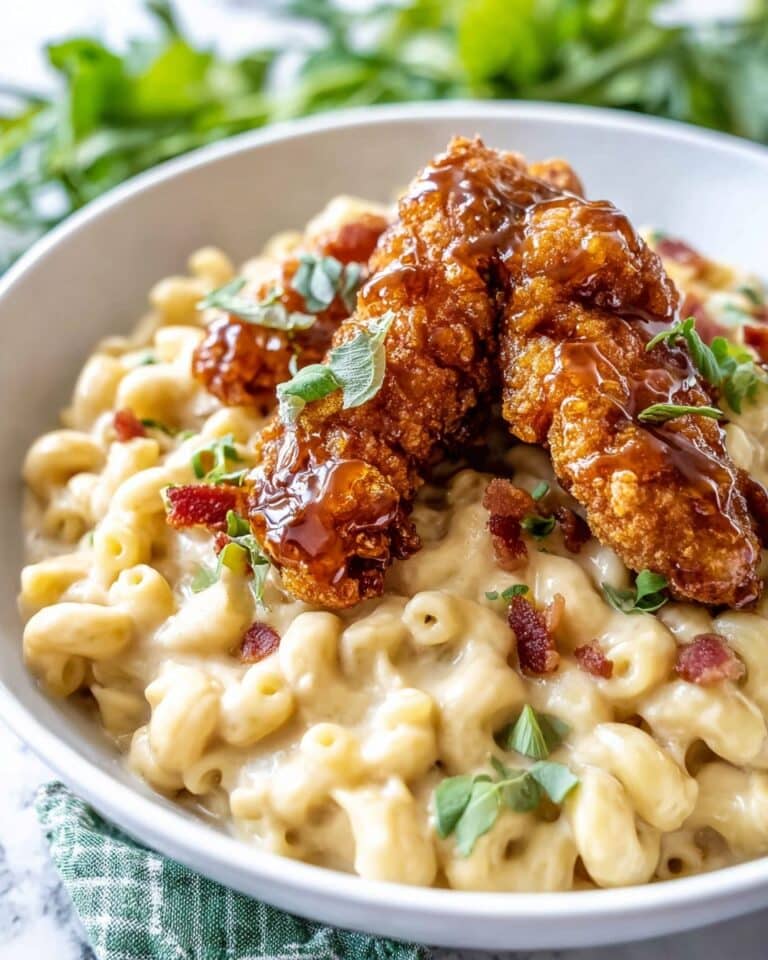 Honey Pepper Chicken Mac and Cheese Recipe