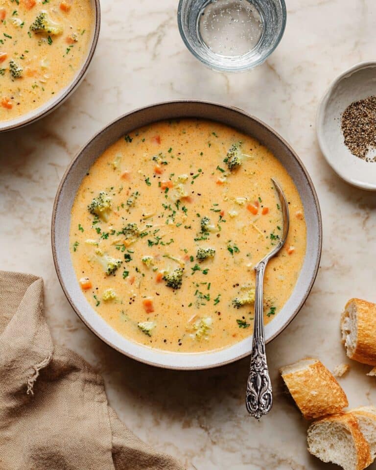 Instant Pot Broccoli Cheddar Soup Recipe