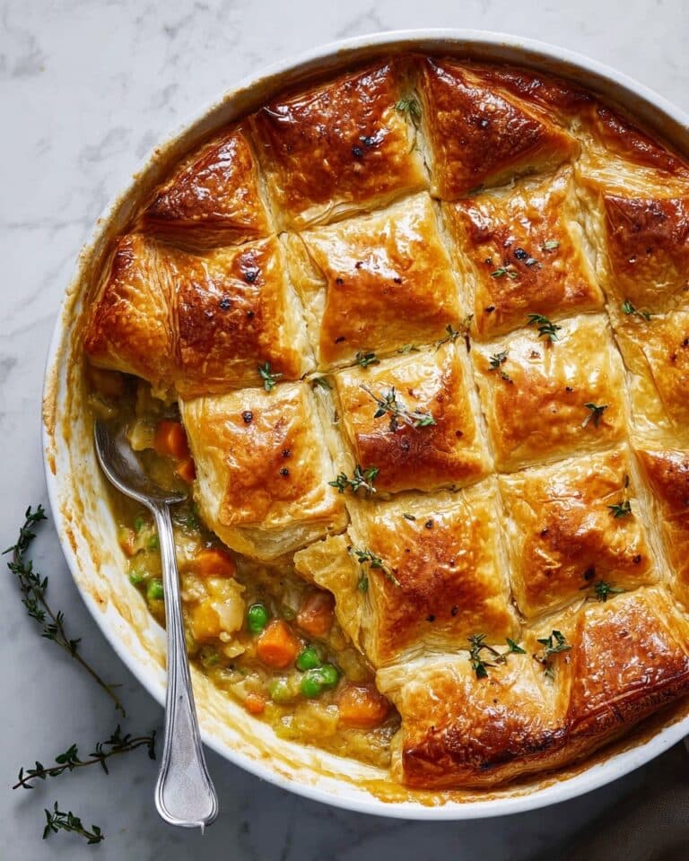Chicken Pot Pie with Puff Pastry Recipe