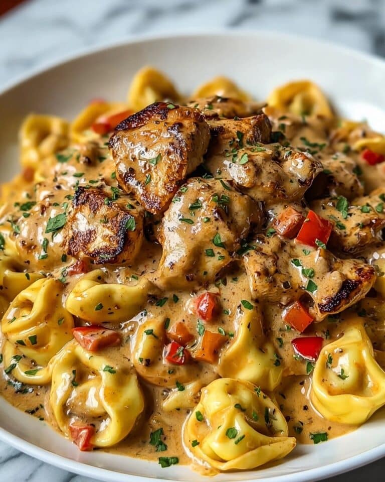 Cowboy Butter Garlic Chicken Tortellini Recipe