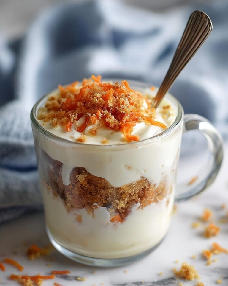 5 Minute Carrot Mug Cake with Cream Cheese Frosting Recipe