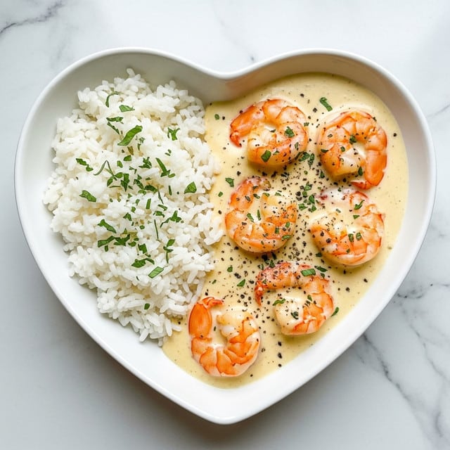 Creamy Garlic Butter Shrimp with Rice Recipe