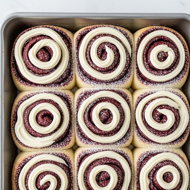 Red Velvet Cinnamon Rolls Recipe