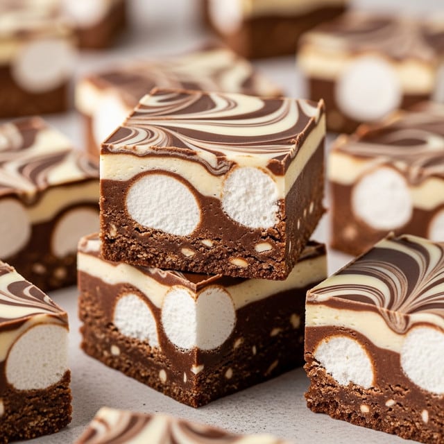 Decadent Marshmallow Swirl Fudge Recipe