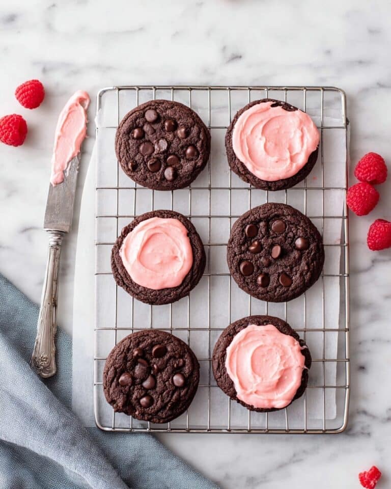 Chocolate Raspberry Sandwich Cookies Recipe