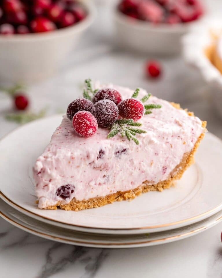 No-Bake Cranberry Pie Recipe