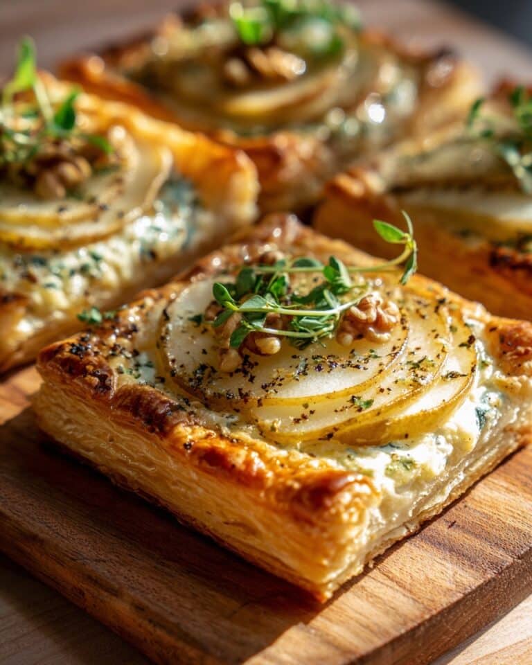 Brie and Pear Puff Tart Recipe