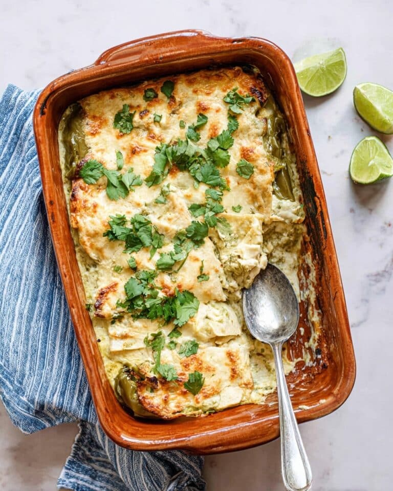Hatch Chile Enchilada Casserole Recipe