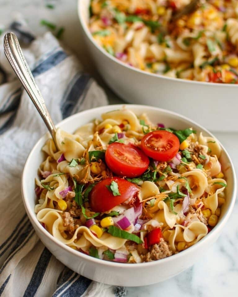 Easy Mexican Noodle Casserole Recipe