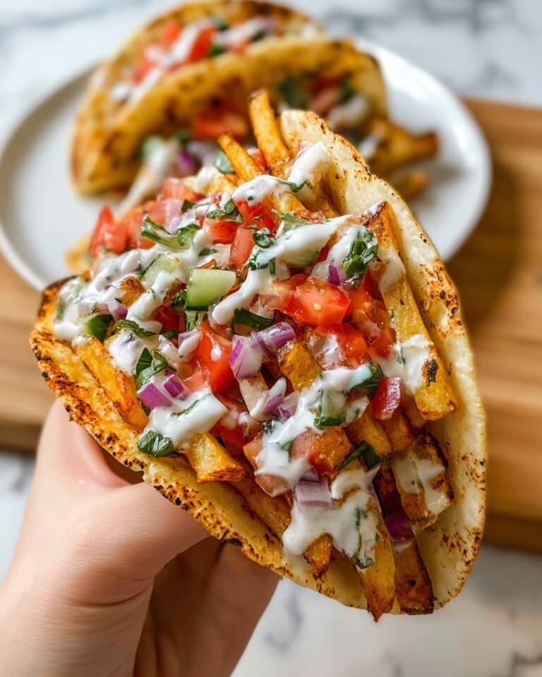 Chicken Gyros Smash Tacos Recipe