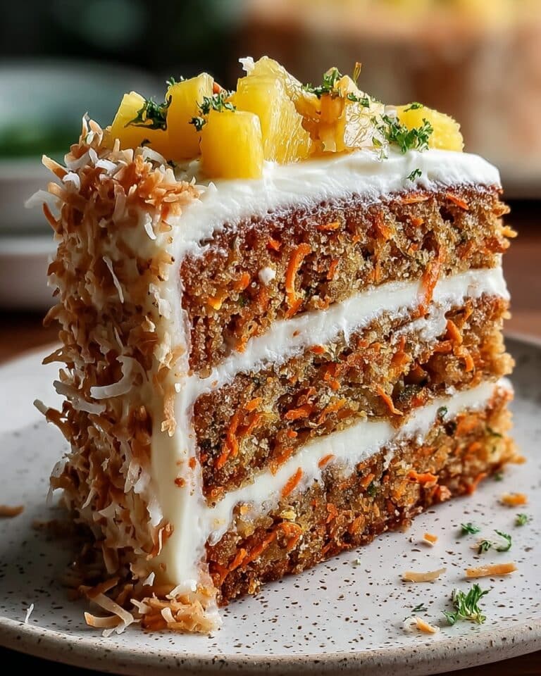 Carrot Pineapple Cake Recipe