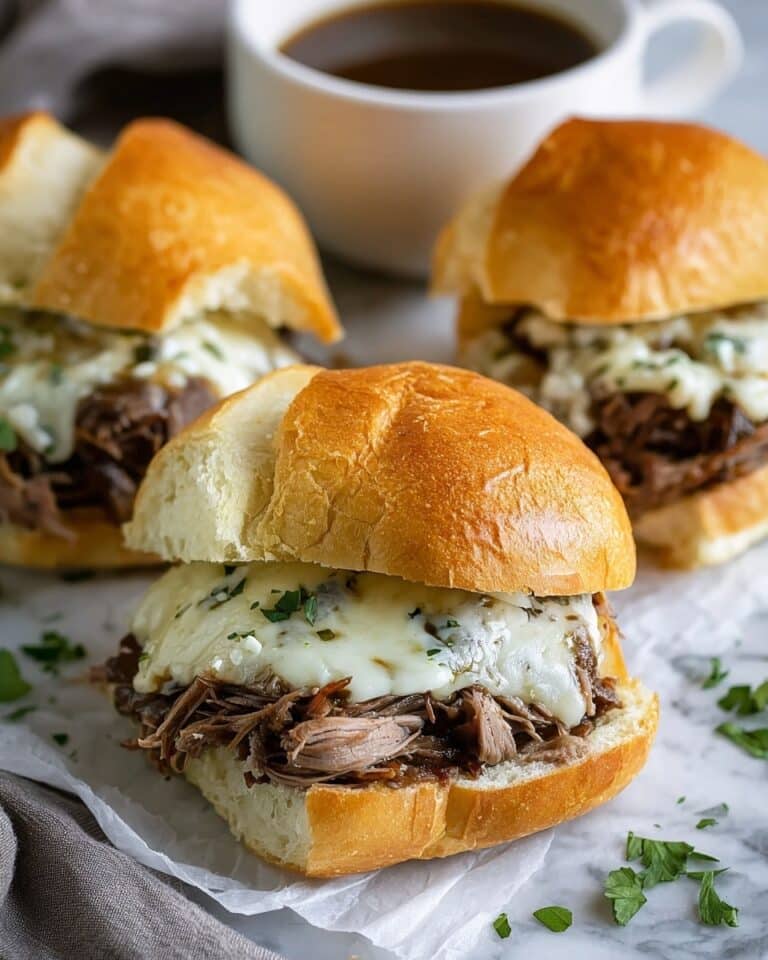 Crockpot French Dip Sandwiches Recipe