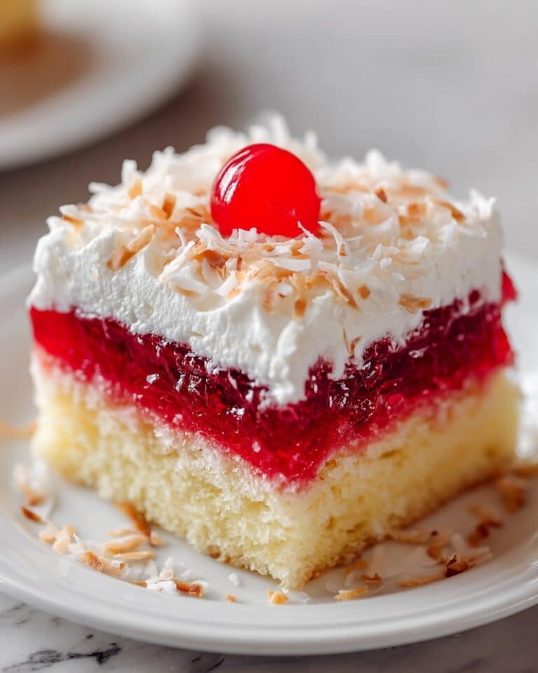 Raspberry Zinger Poke Cake Recipe