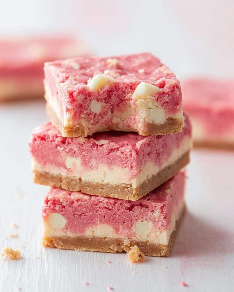Strawberry White Chocolate Gooey Bars Recipe