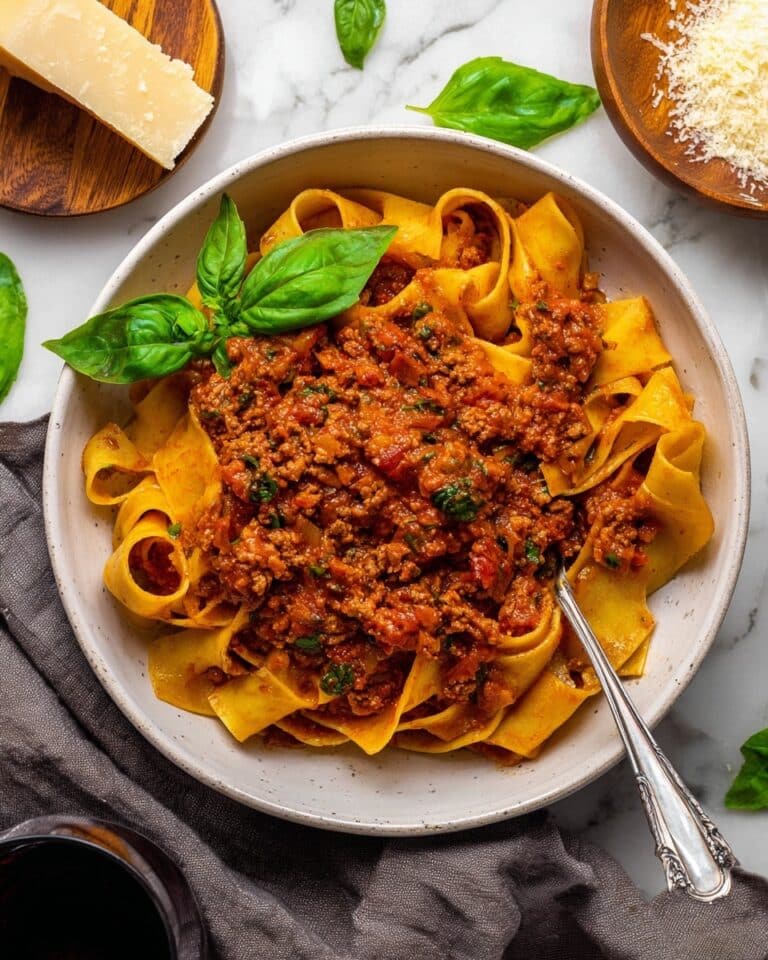 Authentic Pappardelle Bolognese Recipe