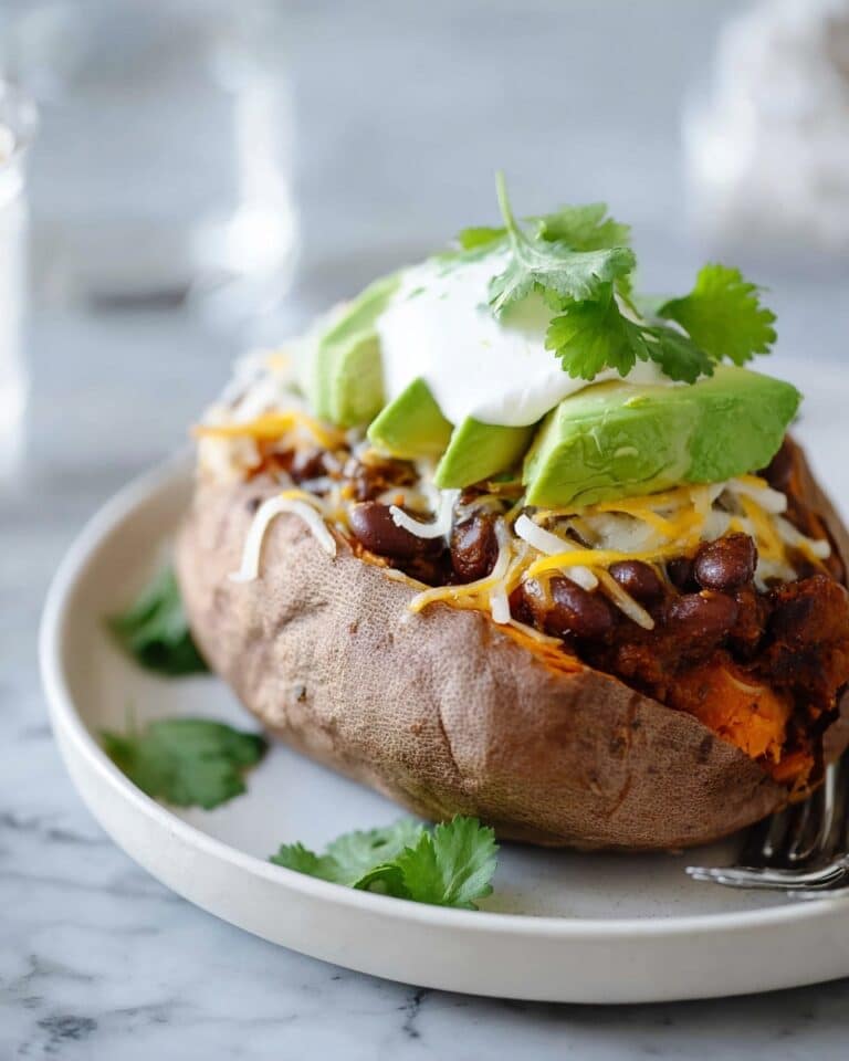 Taco Stuffed Sweet Potatoes Recipe