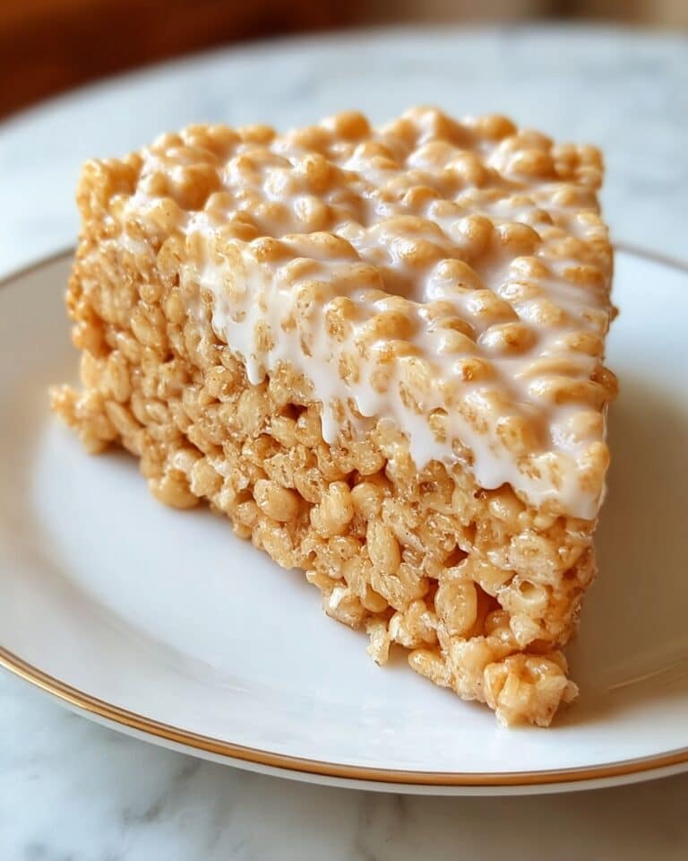 Rice Krispy Treat No-Bake Cheesecake Recipe