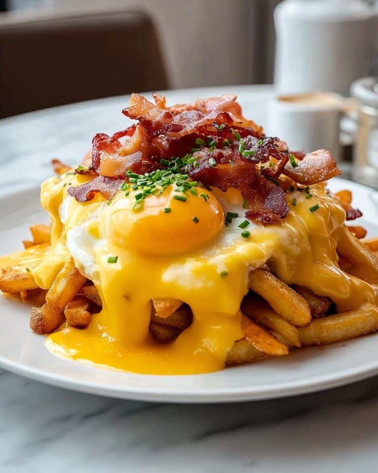 Ultimate Breakfast Poutine with Creamy Hollandaise Sauce Recipe