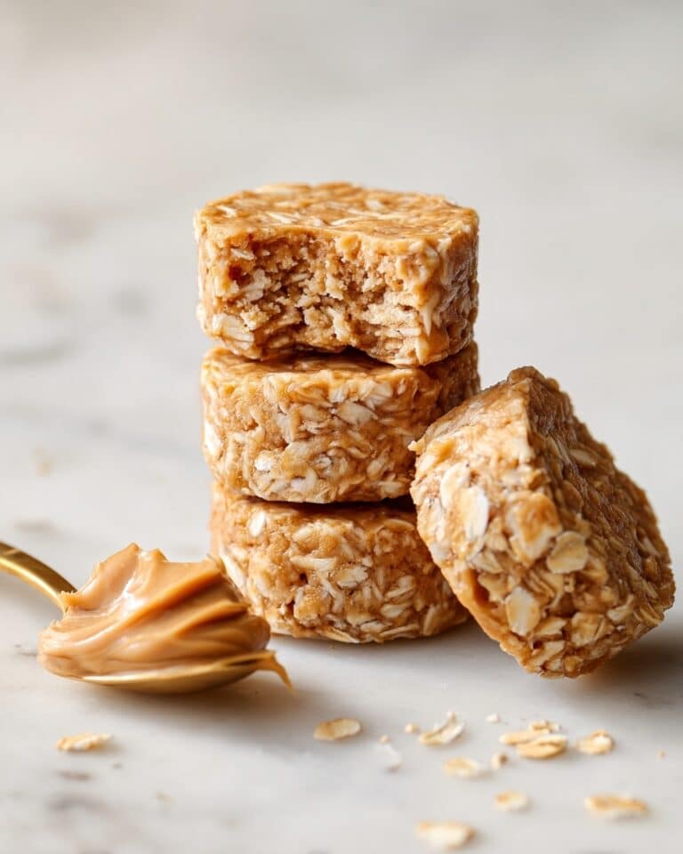 3 Ingredient No Bake Peanut Butter Oatmeal Cookie Cups Recipe