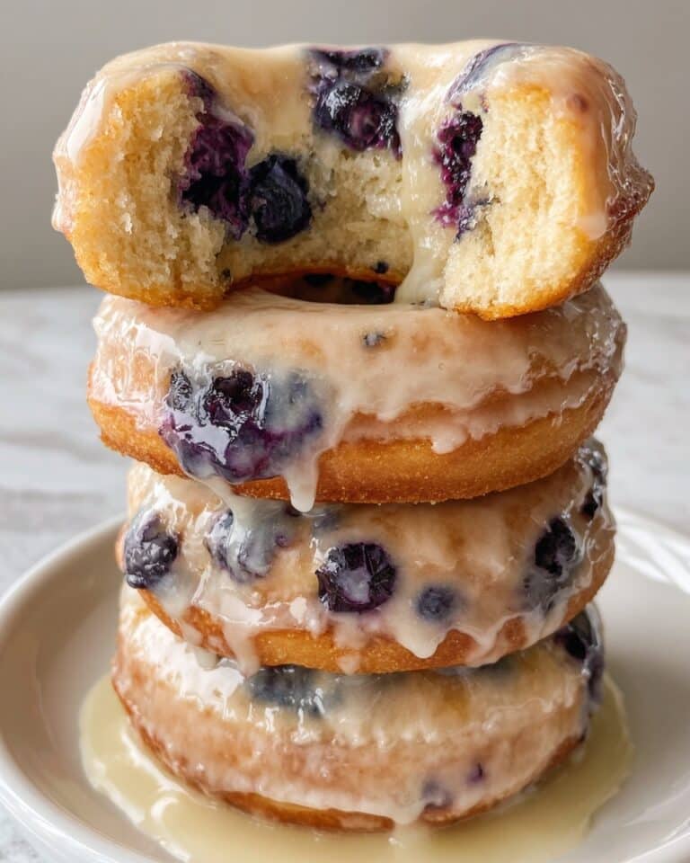 Baked Blueberry Donuts Recipe