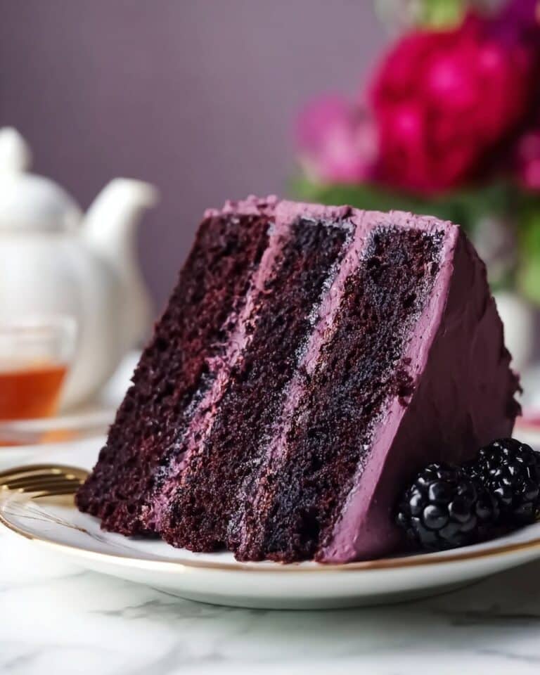 Blackberry Velvet Cake Recipe
