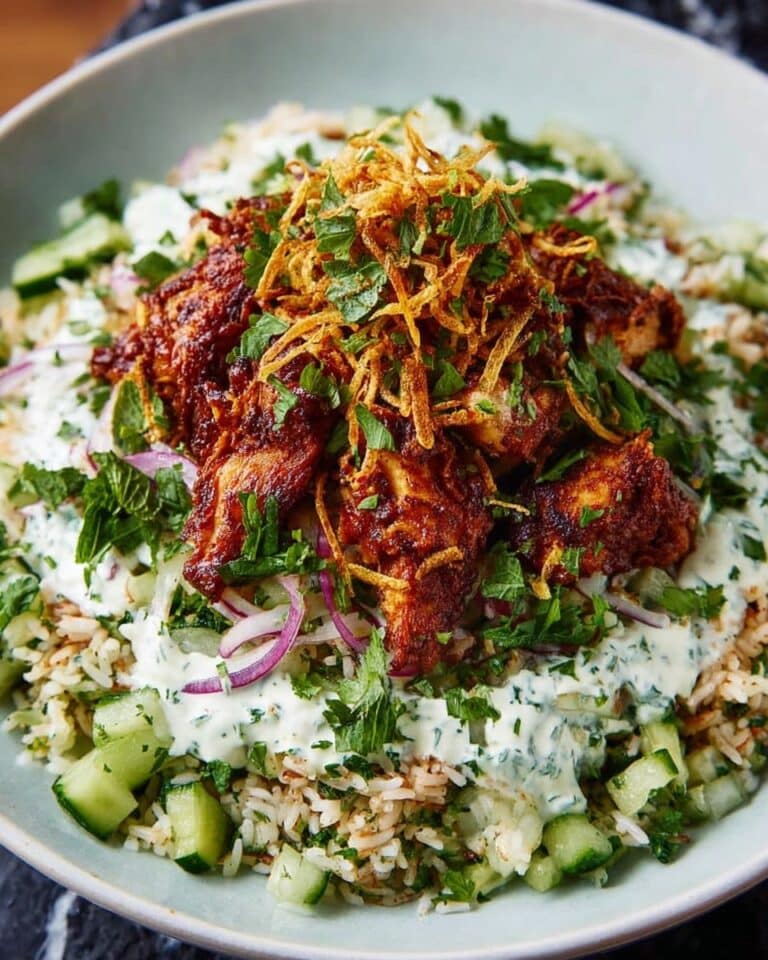 Chicken Shawarma Crispy Rice Salad Recipe