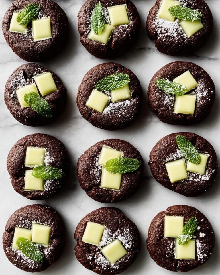 Mint Chocolate Checkerboard Cookies Recipe