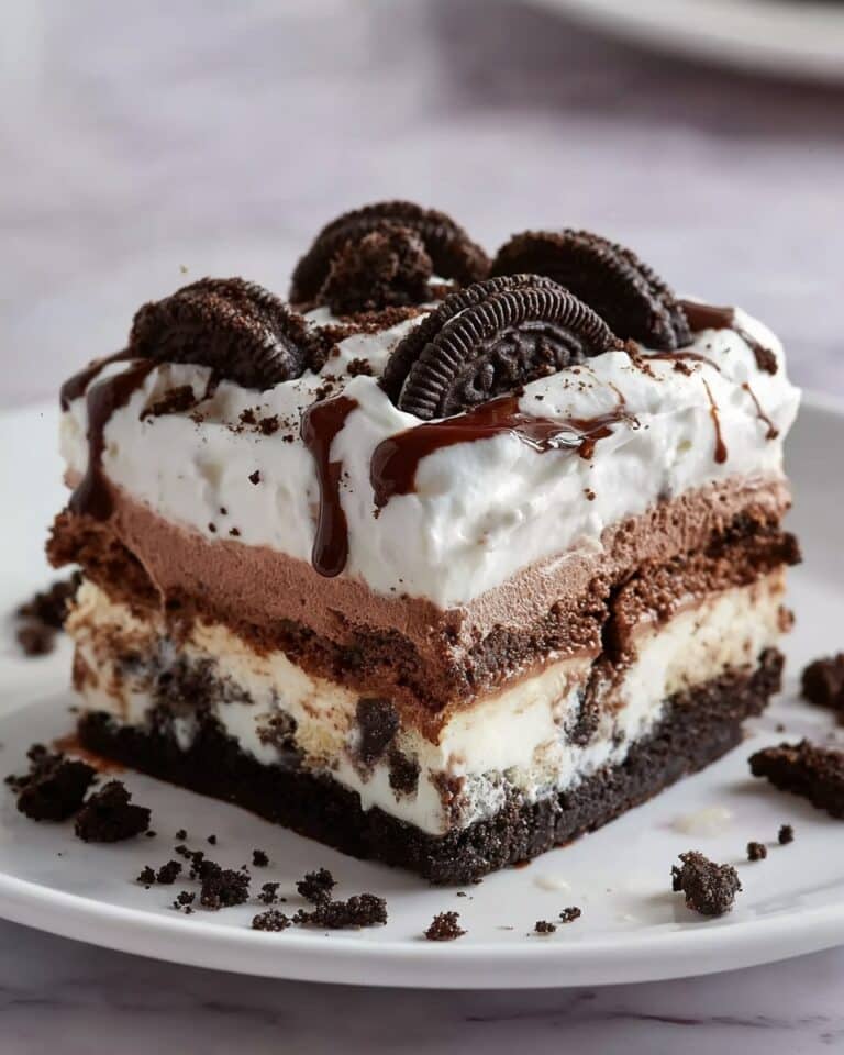Oreo Ice Cream Sandwich Cake Recipe