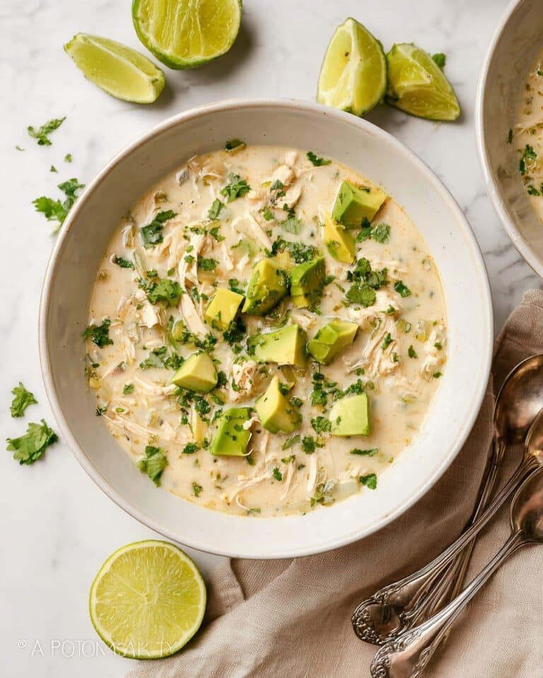 White Chicken Chili with Coconut Milk and Cashews Recipe