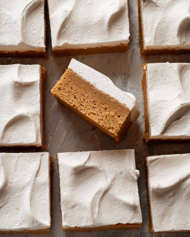 Frosted Gingerbread Brownies Recipe