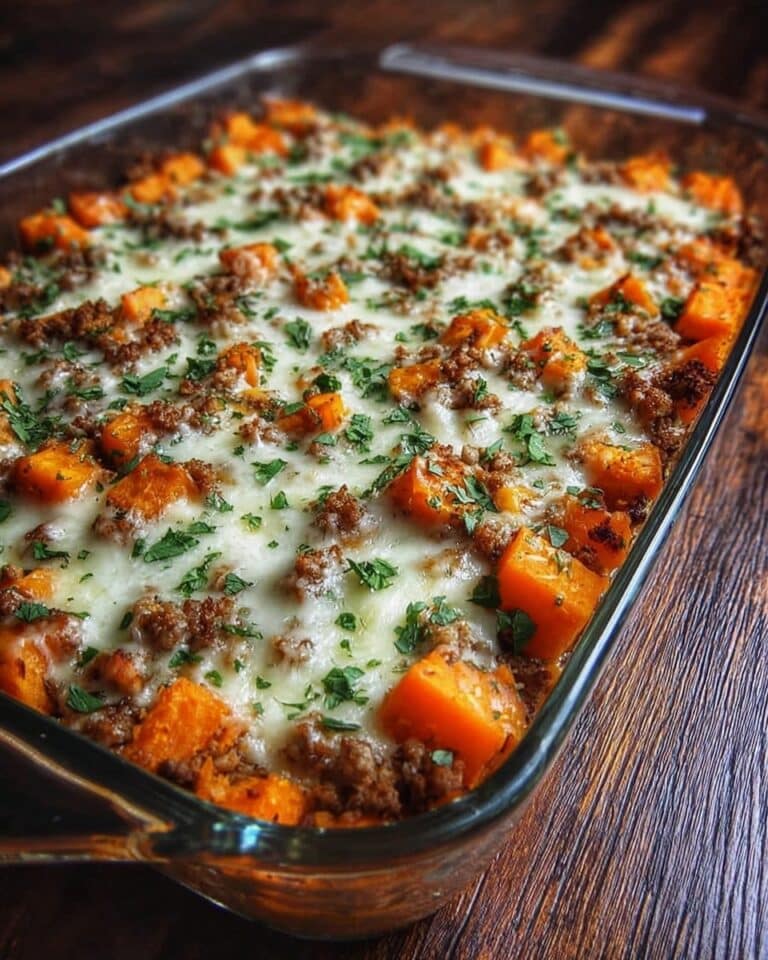 Ground Turkey Sweet Potato Bake Recipe