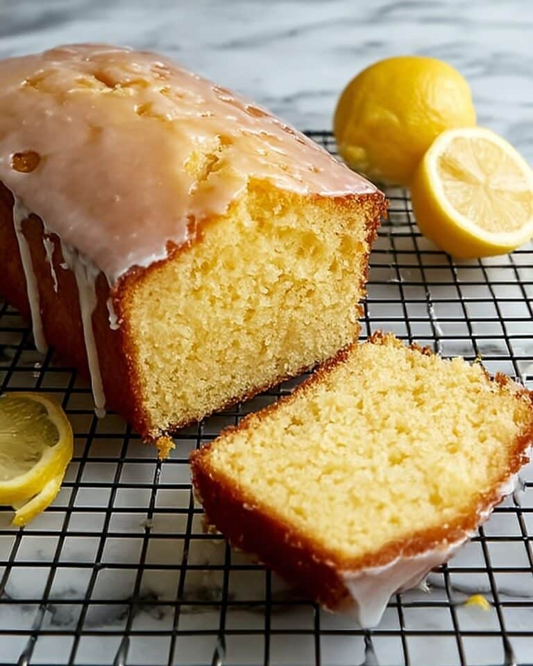 Healthy Greek Yogurt Lemon Loaf Cake Recipe