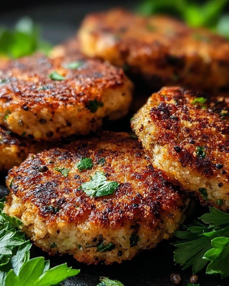 Mediterranean Chicken Patties Recipe